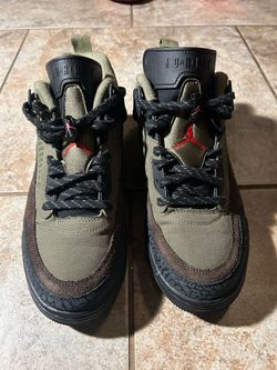 Jordan Spizike Olive Green Sneakers
