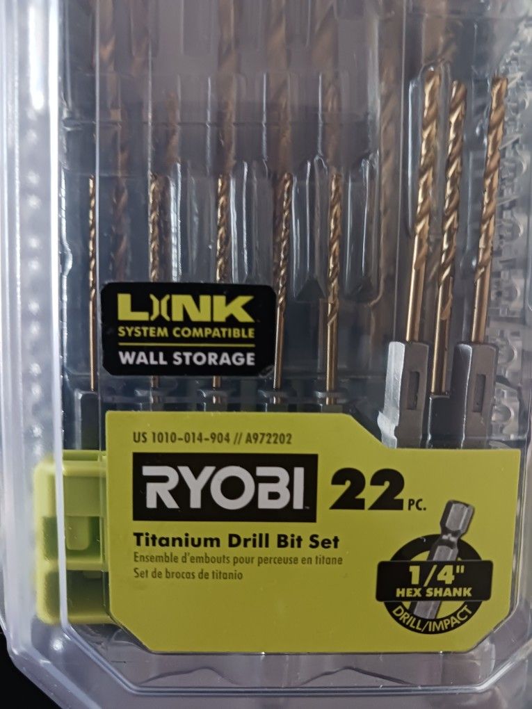 Ryobi Drill Bit Set