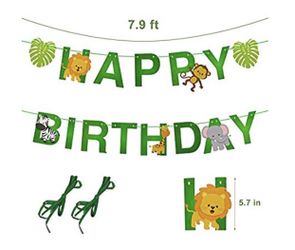Safari, Jungle, Wild one birthday supplies