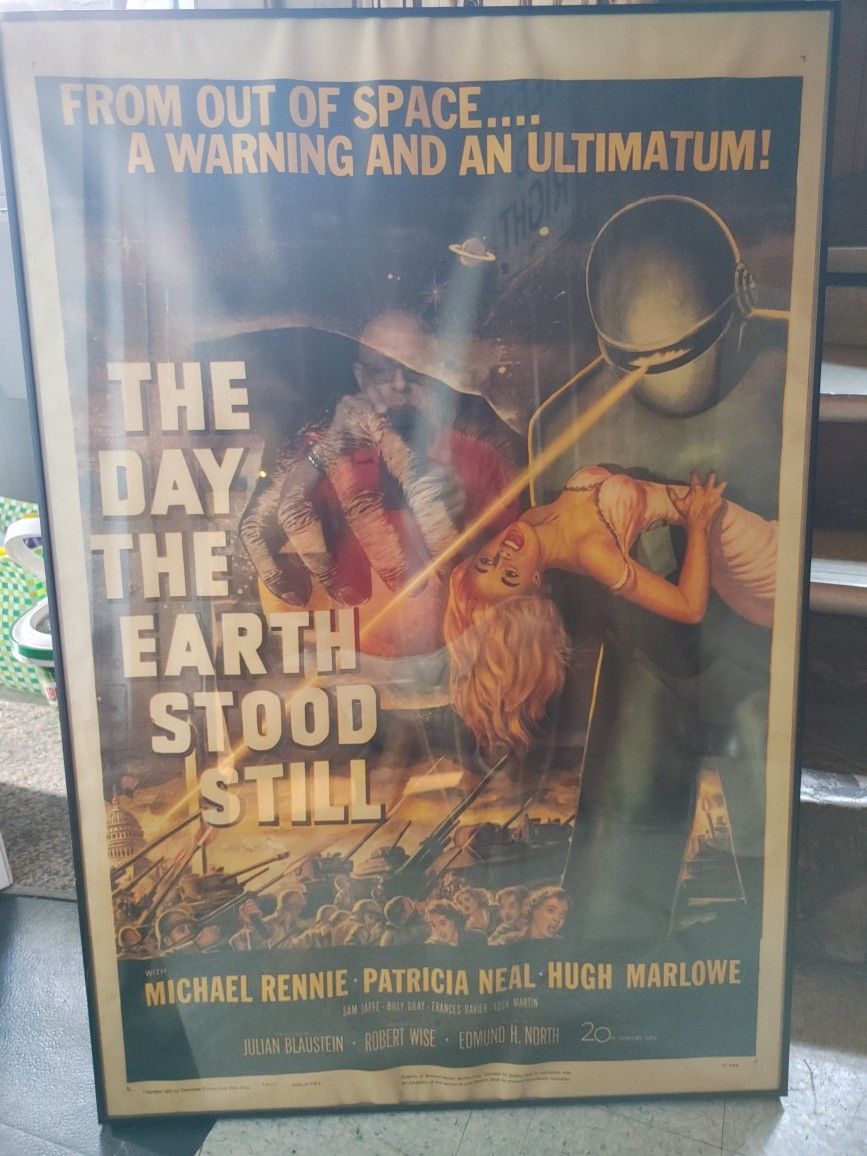 1951 The Day The Earth Stood Still Original Poster