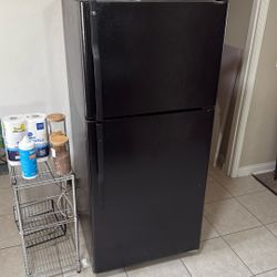 Black GE Refrigerator 
