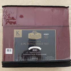 Not Your Ordinary Sheet Set; PREMIUM Quality -800 Thread Count!! King Size Sheet Set. New In Package