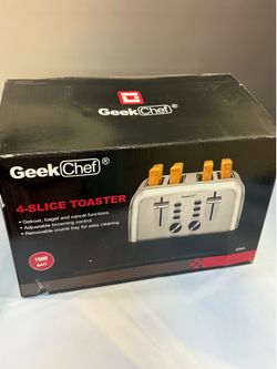 New Geek Chef 4 Slice Toaster