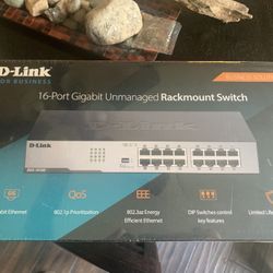 D-Link 16-Port Ethernet Switches (New In Box)