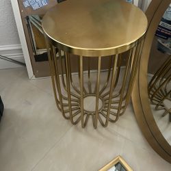 Gold Accent Table 