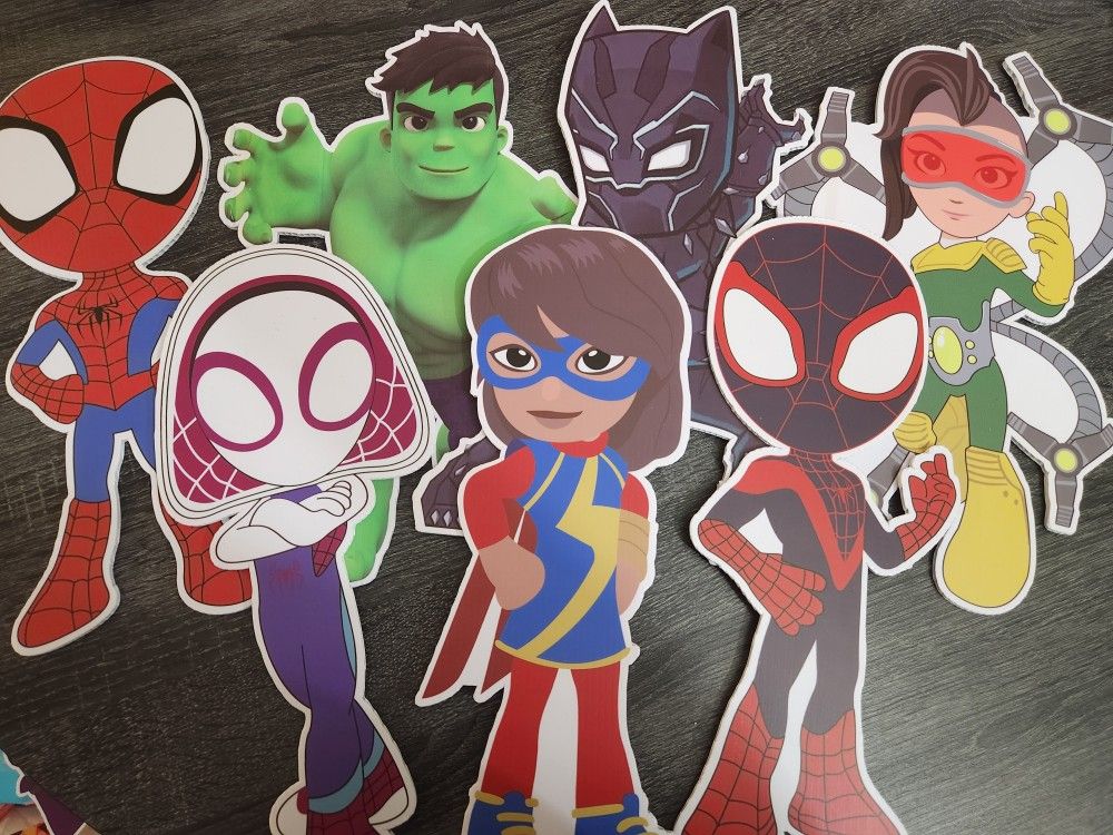 Spidey cutout for parties $8