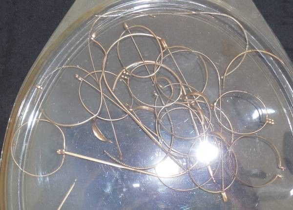 mixed wire eyeglass rims no lens $10 everson