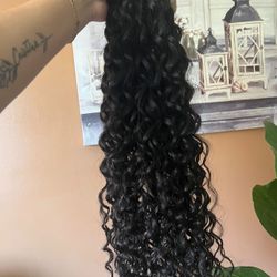 Human Hair Extensiones Water Wave 