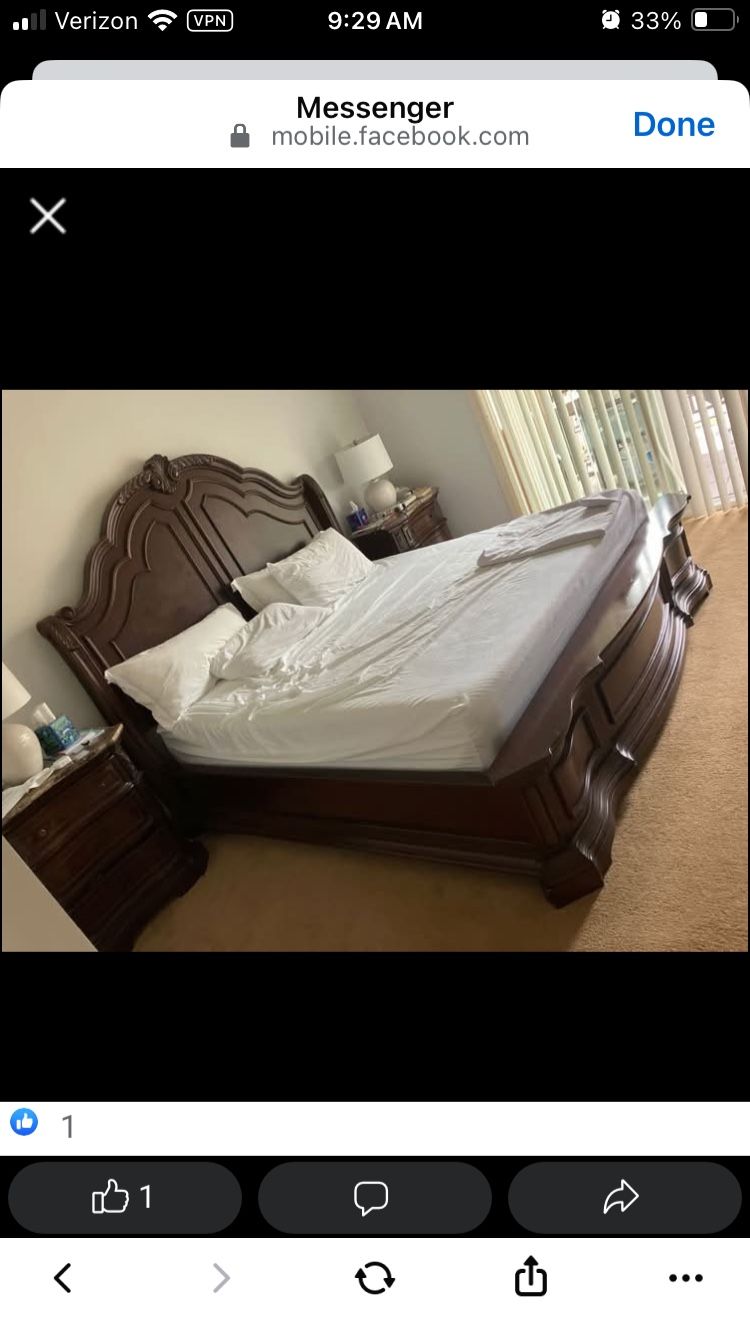 King Size bed-frame And Mattress Platforms- NO MATTRESS
