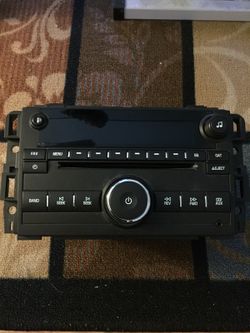 Factory GM radio single disc player. 2007-2013. I do have the serial number for the unit also.