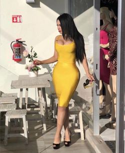 Yellow dress