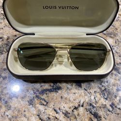 Vintage Command USA 24K Electroplated Sunglasses In LV Case