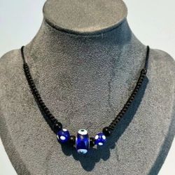 Popular ins eyes blue eyes couple devil necklace necklace network exquisite free shipping