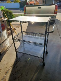 Metal cart (gardening, indoor, garage,kitchen cart)