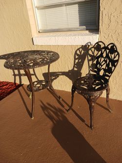 Table and Chair
