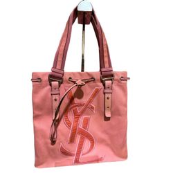 YSL Pink Tote