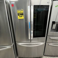 LG French Door Stainless Steel Insta View Refrigerator Open Box
