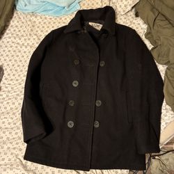 Authentic Navy Pea Coat
