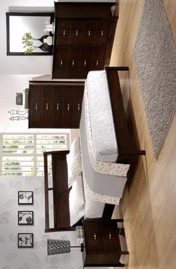 Ian Cherry Youth Bedroom Set(Twin, Full Size Bedroom Set) Queen and King Bedroom set available