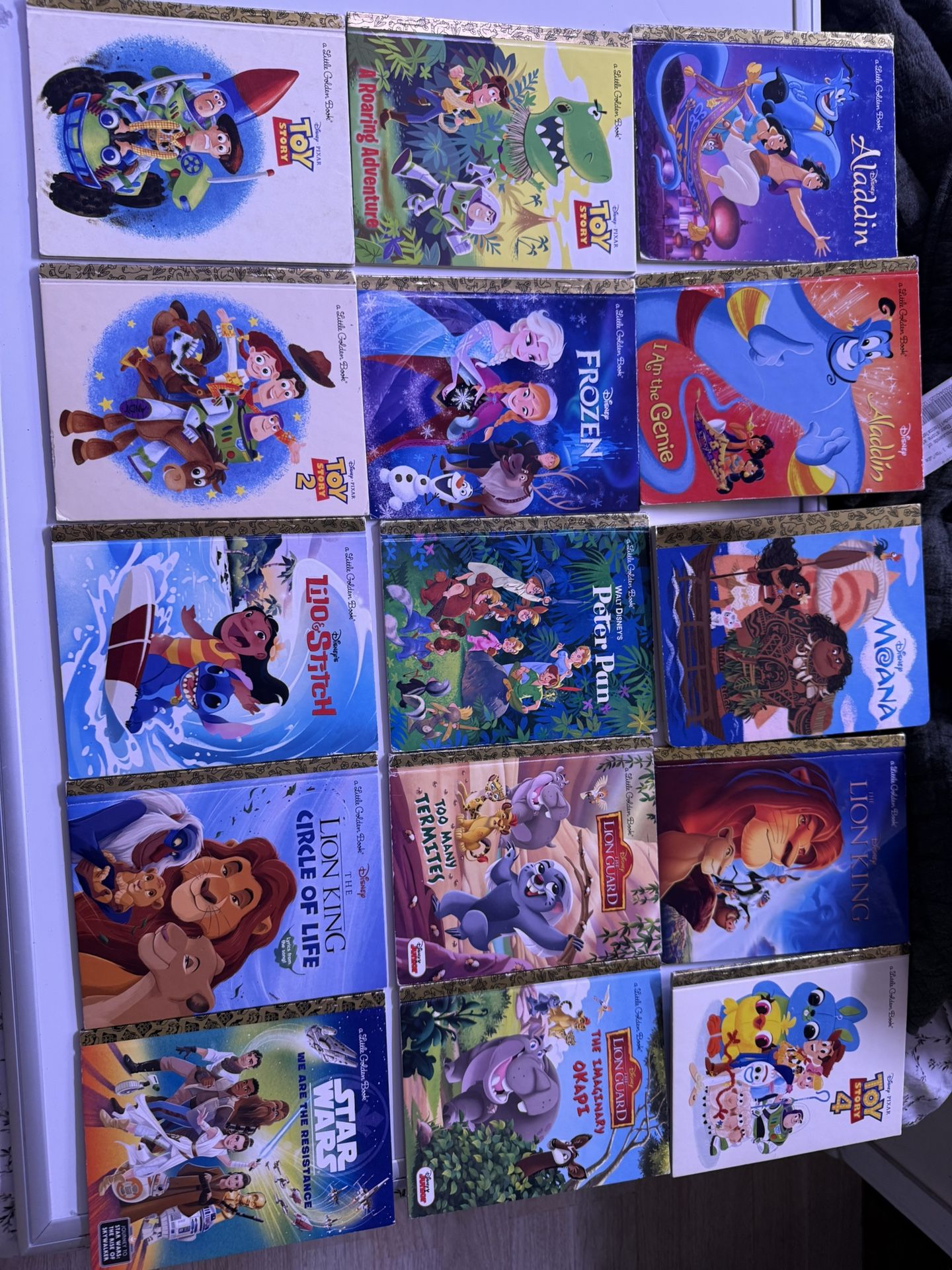 Lot Of Little Golden Books, Disney, Pixar, and Star Wars