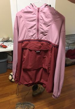 Split anorak pink large