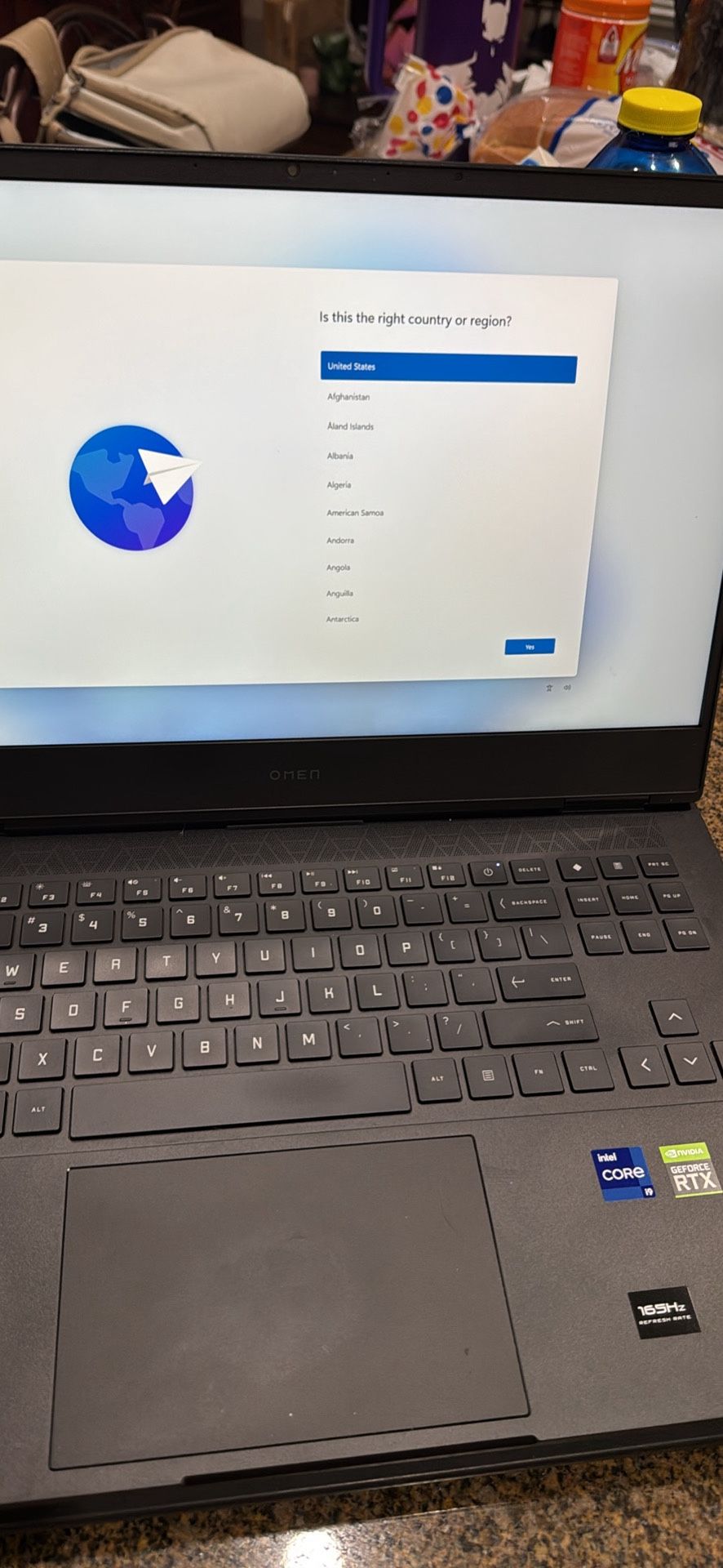 Omen gaming laptop With Cooling Base