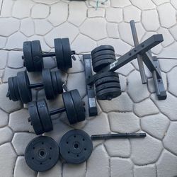 Dumbbells/ weights