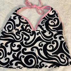 Cute Tankini Swim Top - Swirl Design