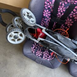 2 Baby Car Seats And A Stroller