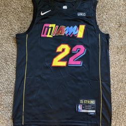 Jimmy Butler Miami City Jersey Size Medium 