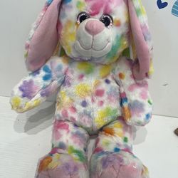 EASTER BUNNY - MULTI-COLORED - 17 INCH AND SUPER SOFT