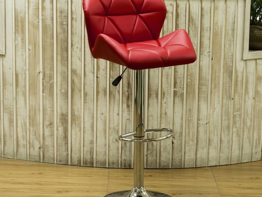 Red Bucket Barstools