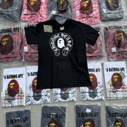 BAPE Chrome Heart Shirt (Black) - Size Small, Medium, Large