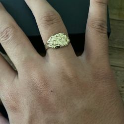 10k nugget ring size 10