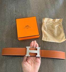 Designer-Inspired H-Buckle Belt