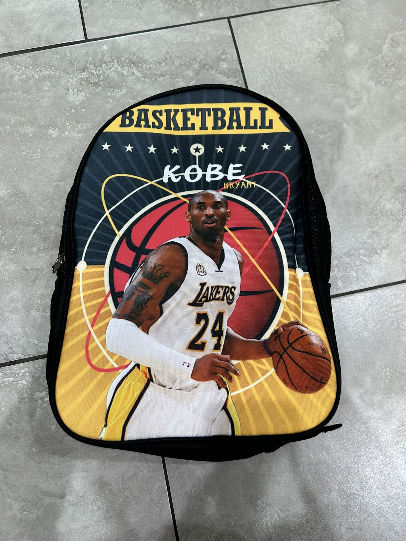 Basketball Player KB Backpack Waterproof Laptop Backpack Kobe Bryant $10 Each Price Firm