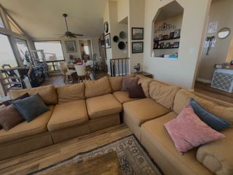 tan couch LT designs
