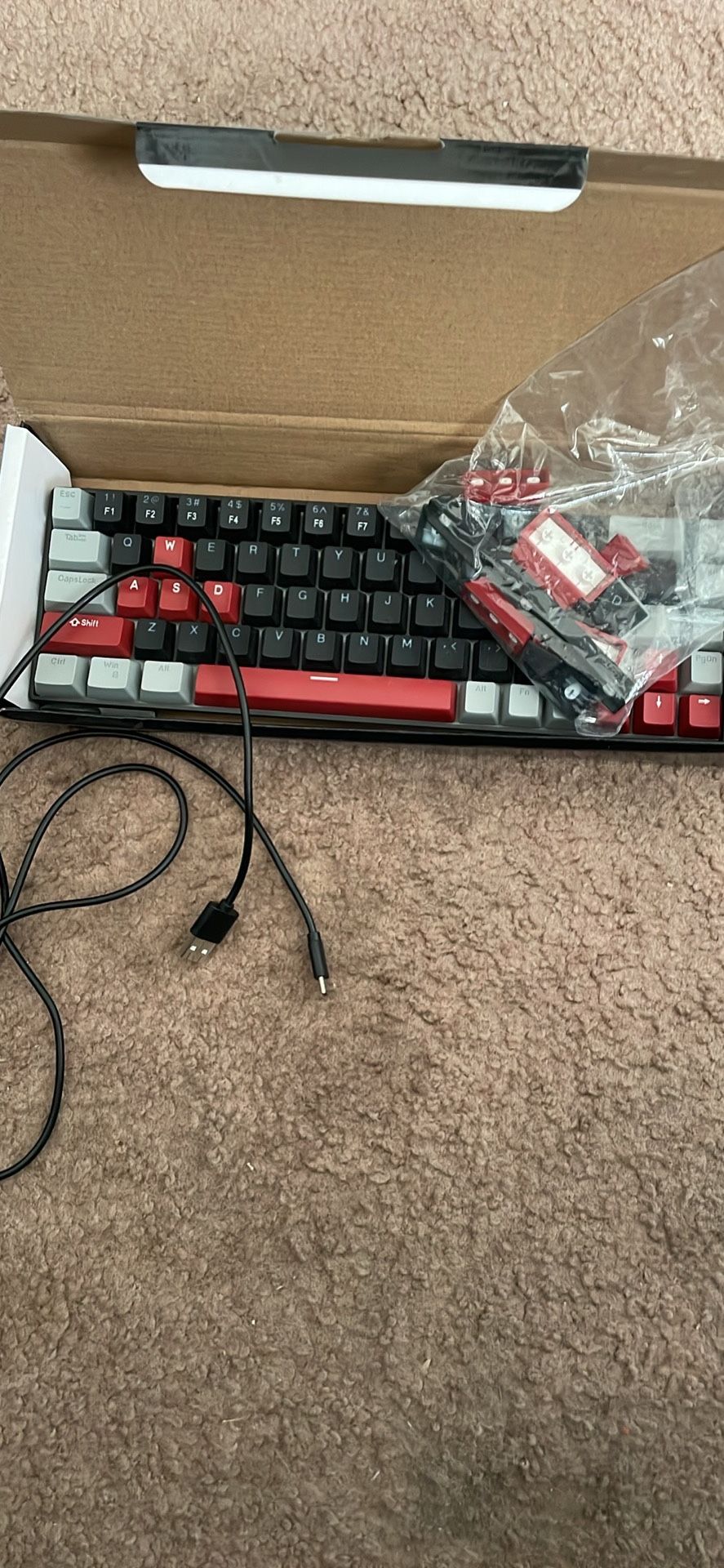 Megeege Blue RGB Keyboard Gaming