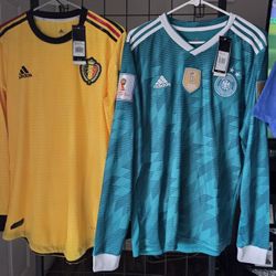 Adidas Nike Mens JERSEY'S Futbol National Team 2018/19 Size Large No Trade 