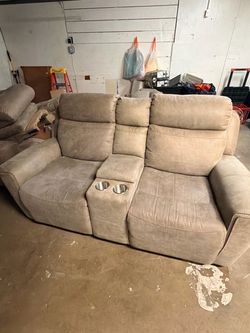 3 PIECE Reclining Loveseat with Center Console