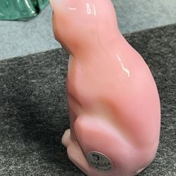 Fenton Cat 75.00$ Fenton Roosters  50$each