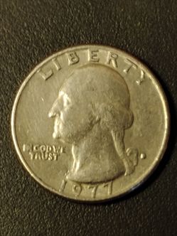 1977 D quarter with errors