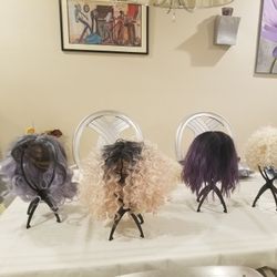 Colorful Wigs And Buns