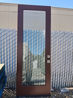 Glass door