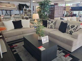 Light Gray Fabric Sofa set