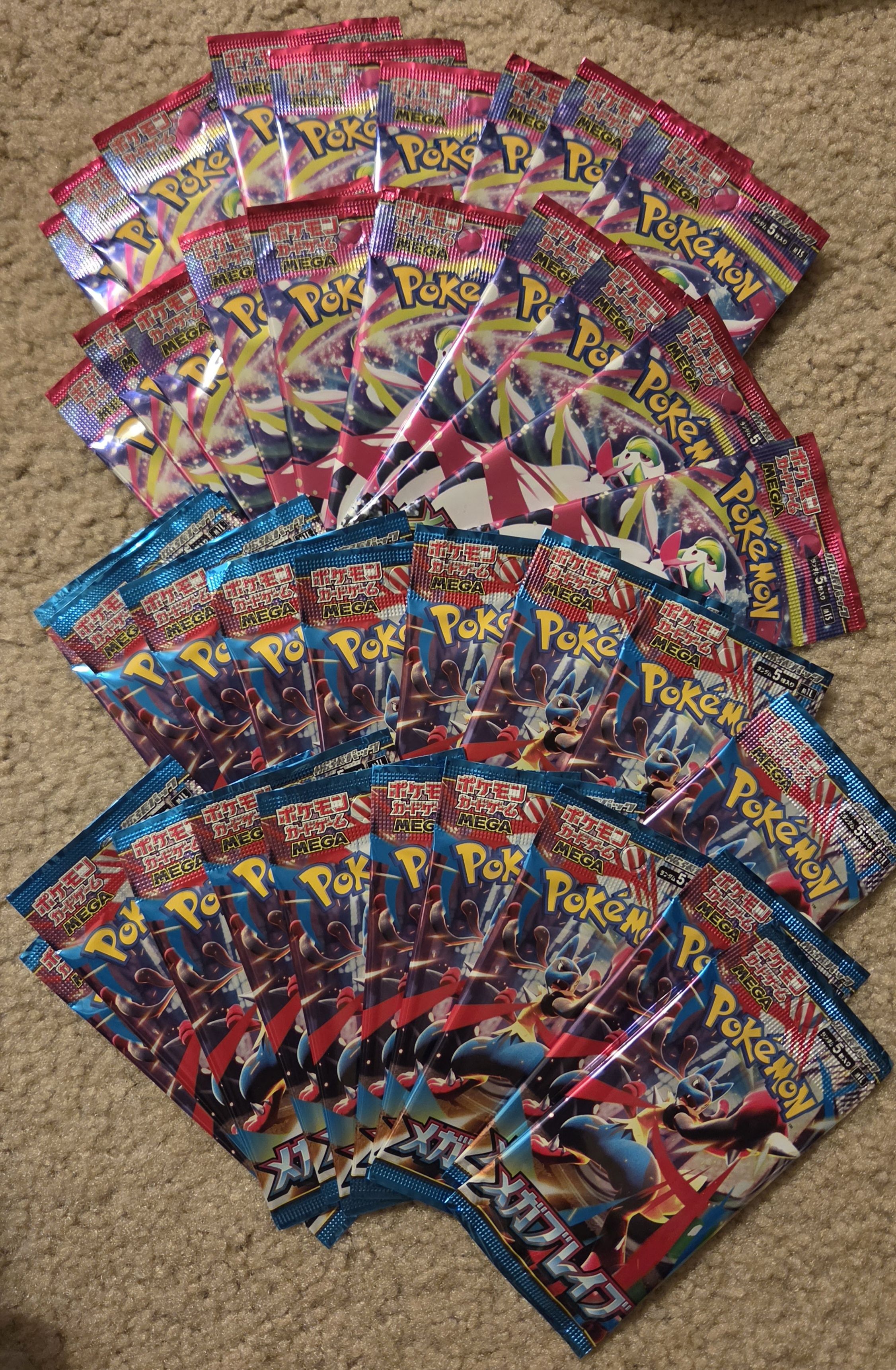 Mega Brave & Mega Symphonia Japanese Pokemon card Packs [Sealed] for ...