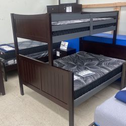 Twin over full bunk bed
