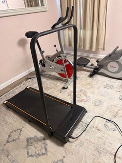 Stationary bicycle, treadmill, and rower
