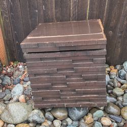Wooden Outdoor Storage Box