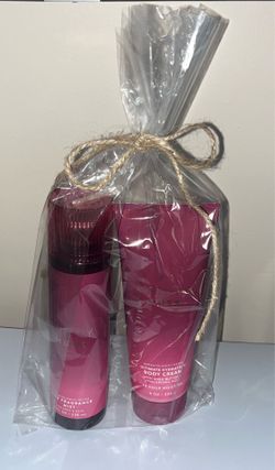 New Bath & Body Works Fruity Musk Set - Mist & Body Cream Bundle
